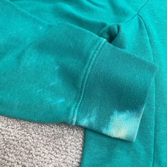 The North Face Pullover Hoodie Sweatshirt Womens Large Green Graphic Casual - Picture 10 of 15